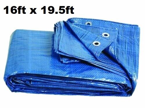 Tarpaulin Heavy Duty Waterproof Cover Roofing Ground Camping Caravan Sheet - Image 44