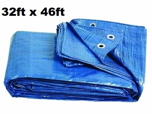 Tarpaulin Heavy Duty Waterproof Cover Roofing Ground Camping Caravan Sheet - Image 52