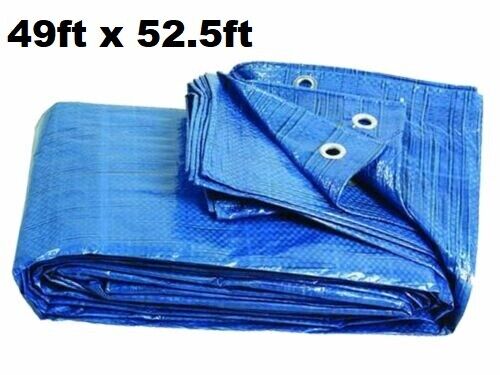 Tarpaulin Heavy Duty Waterproof Cover Roofing Ground Camping Caravan Sheet - Image 55