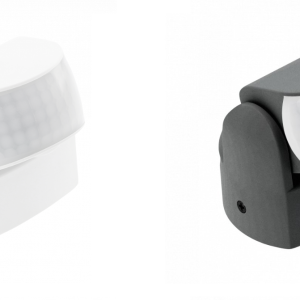 Motion Sensor Outdoor  PIR Infrared  Black 360 Degree Manual Override  IP65