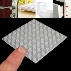 7mm Clear Kitchen Cabinet Soft Close Stop Door Buffer Pads Catch Protector Dots