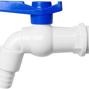 Butt Outlet Replacement Tap Water Storage Tank Plastic Valve Faucet 3/4 BSPM
