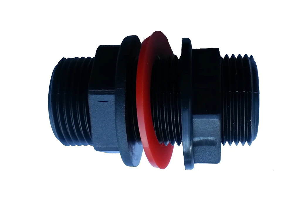 Water Butt Connector Adapter Tank Fitting 1/2" - 2" Threaded Straight Pipe Valve - Image 9