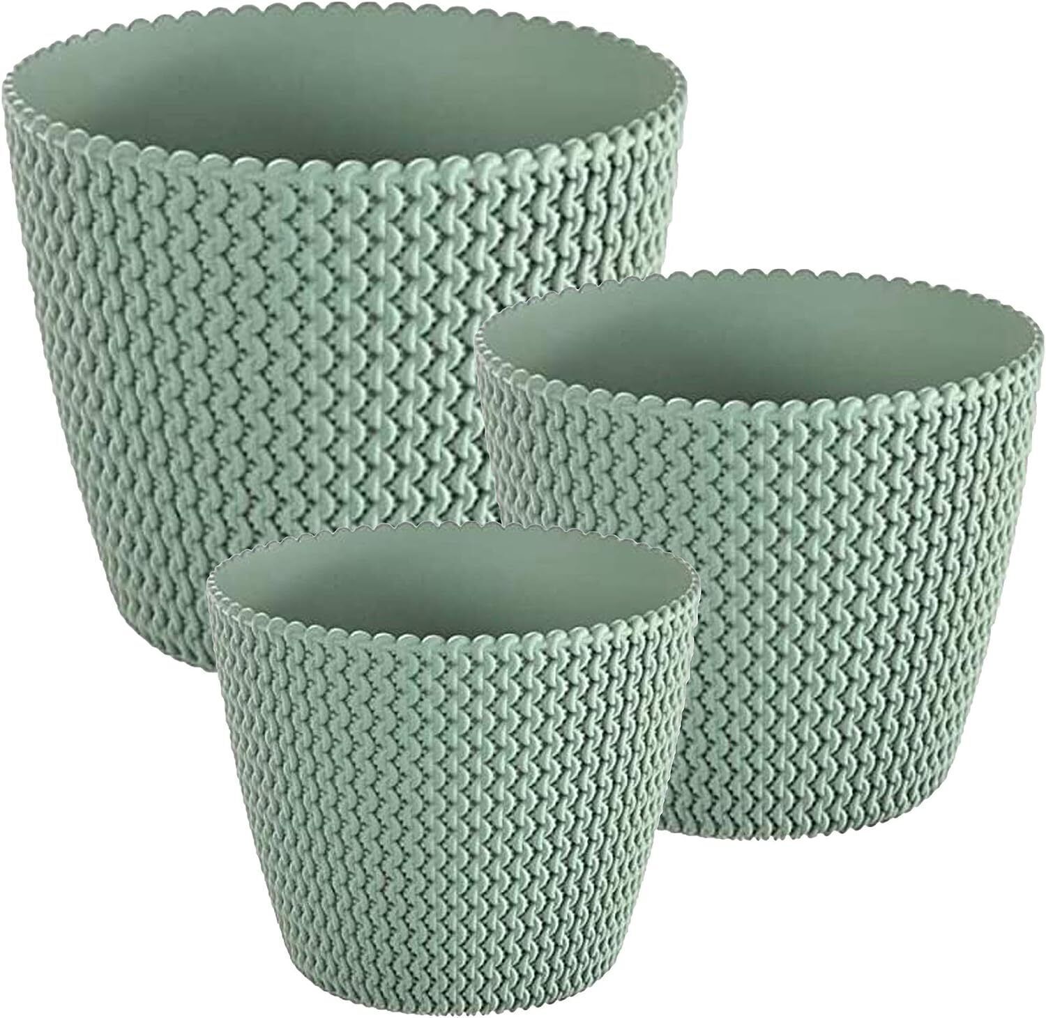 Plant Pots Indoor Outdoor Plastic Flowerpot Small Medium Large Splofy 6 Colours - Image 6