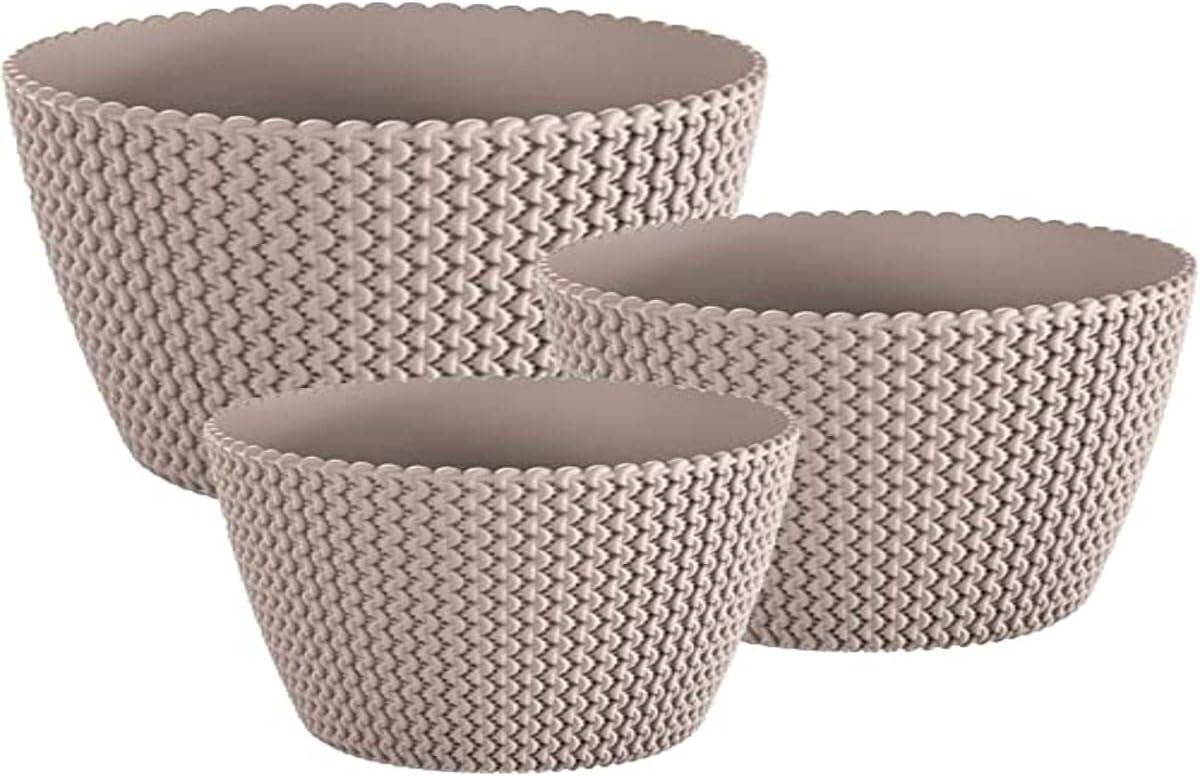 Plant Pots Indoor Outdoor Plastic Flowerpot Small Medium Large Splofy 6 Colours - Image 10