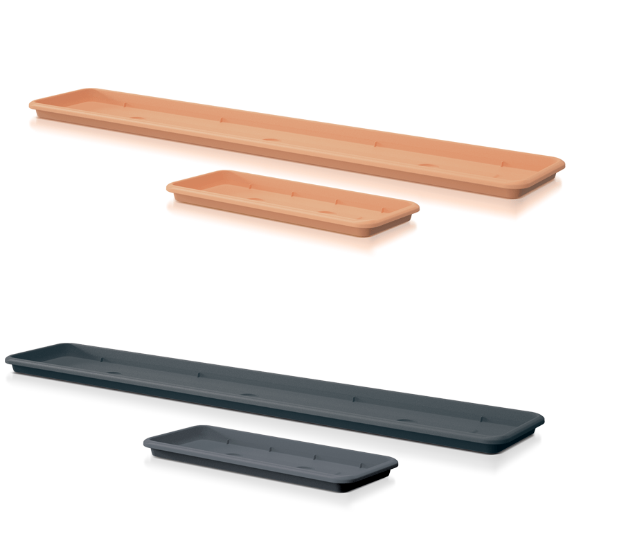 Pot Rectangle Drip Trays Indoor Outdoor Plant Saucer Plastic Tray Saucers