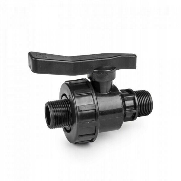 PVC Ball Valve Double Union Pressure Pipe 3/4" to 4" Pond Fish Koi Pipe Fitting - Image 3