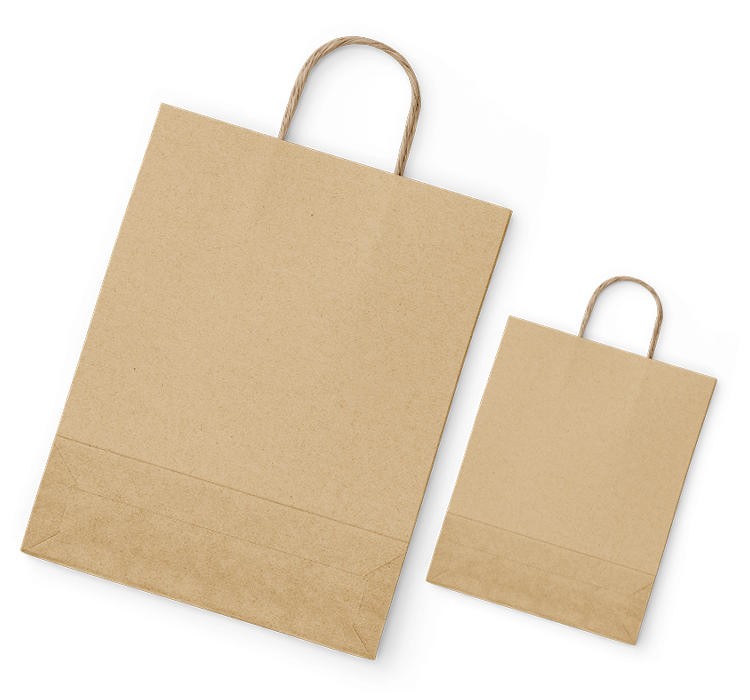 BROWN KRAFT SMALL LARGE PAPER CARRIER BAGS WITH TWISTED HANDLES PARTY GIFT - Image 3