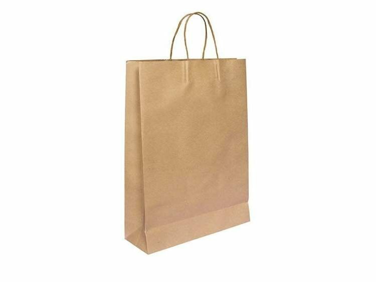 BROWN KRAFT SMALL LARGE PAPER CARRIER BAGS WITH TWISTED HANDLES PARTY GIFT - Image 6