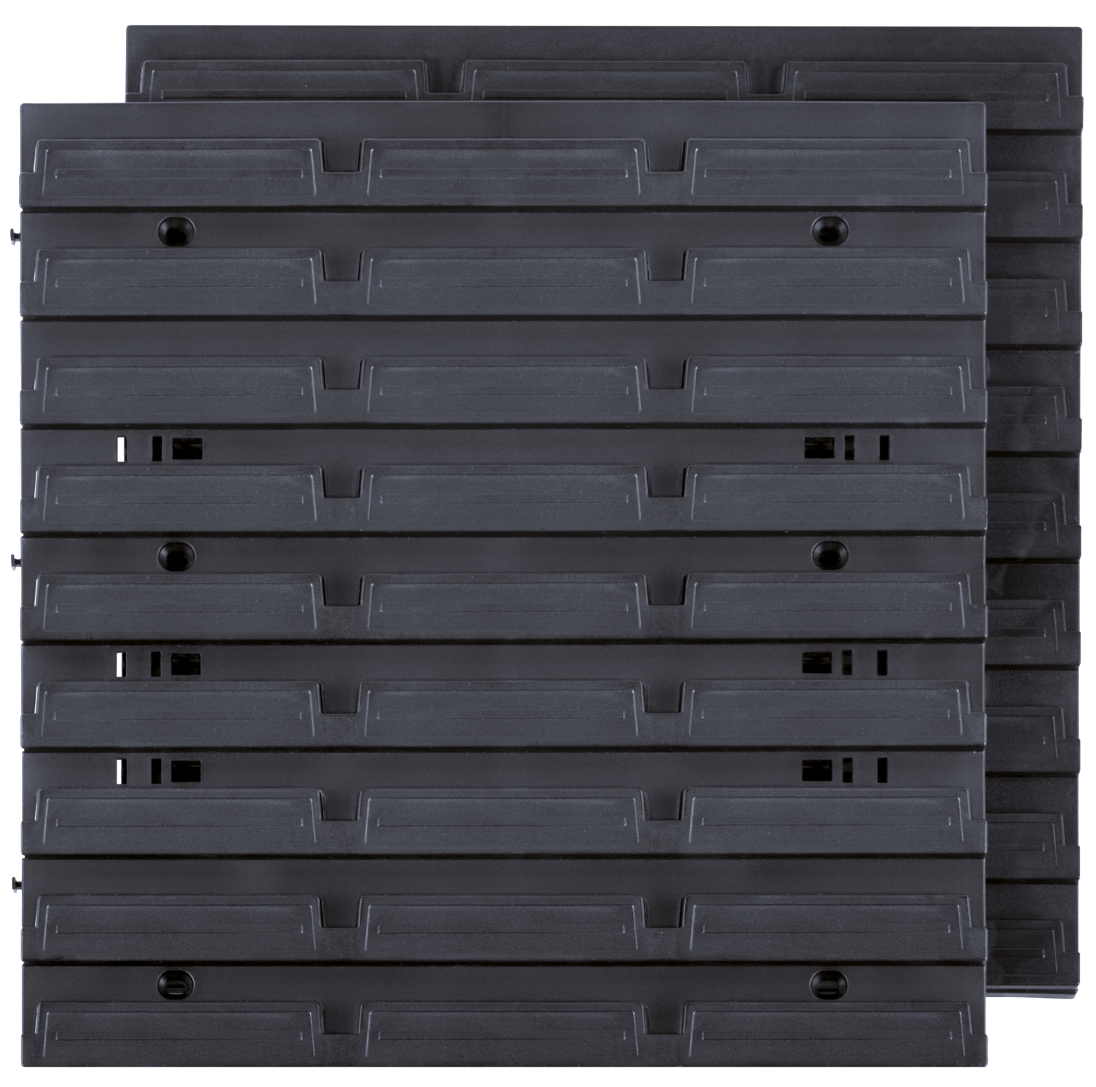 WALL MOUNTED TOOL PEG BOARD 772mm x 390mm 24 ELEMENTS GARAGE STORAGE BINS WORKSHOP RACK SHED ORGANISER - Image 3