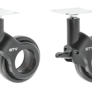 4 X Heavy Duty 60mm Swivel Castor Wheels Trolley Furniture Casters Brake Modern