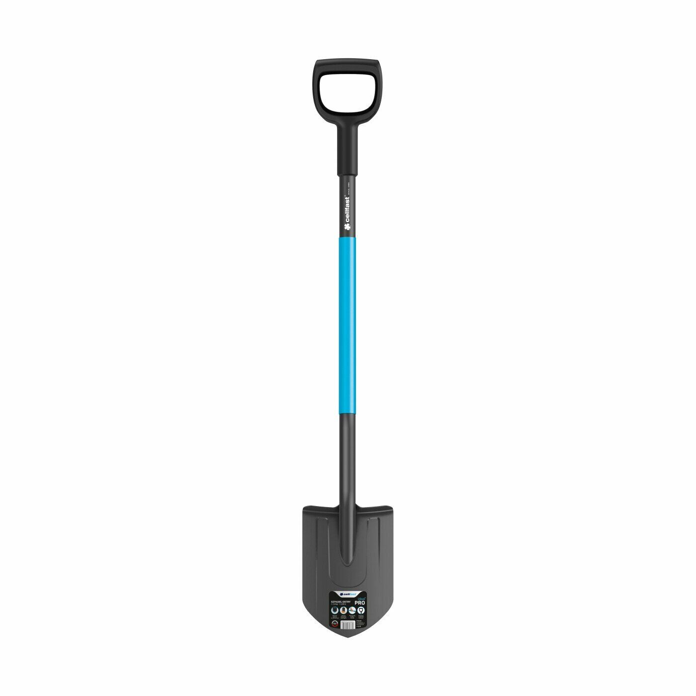 Carbon Steel Digging Shovel EXTRA Heavy Duty Garden Spade IDEAL PRO - Image 8