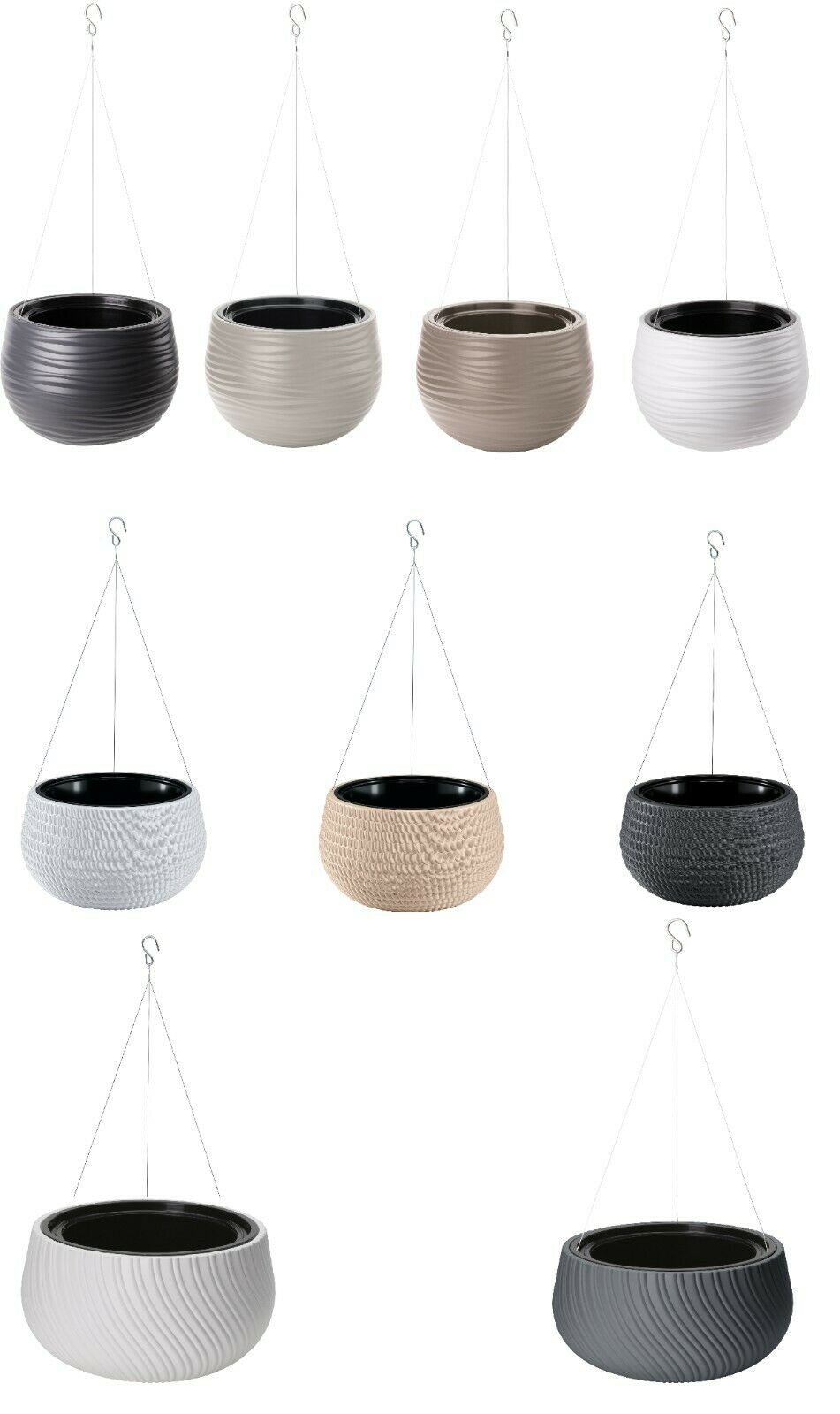 Hanging Planter Basket Pot Plaited Flower Planter Chain Home Garden Decorative - Image 4