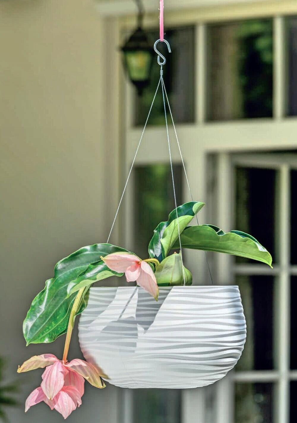 Hanging Planter Basket Pot Plaited Flower Planter Chain Home Garden Decorative - Image 7