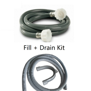Universal Long Washing Machine Dishwasher Drain Fill Hose Pipe Set