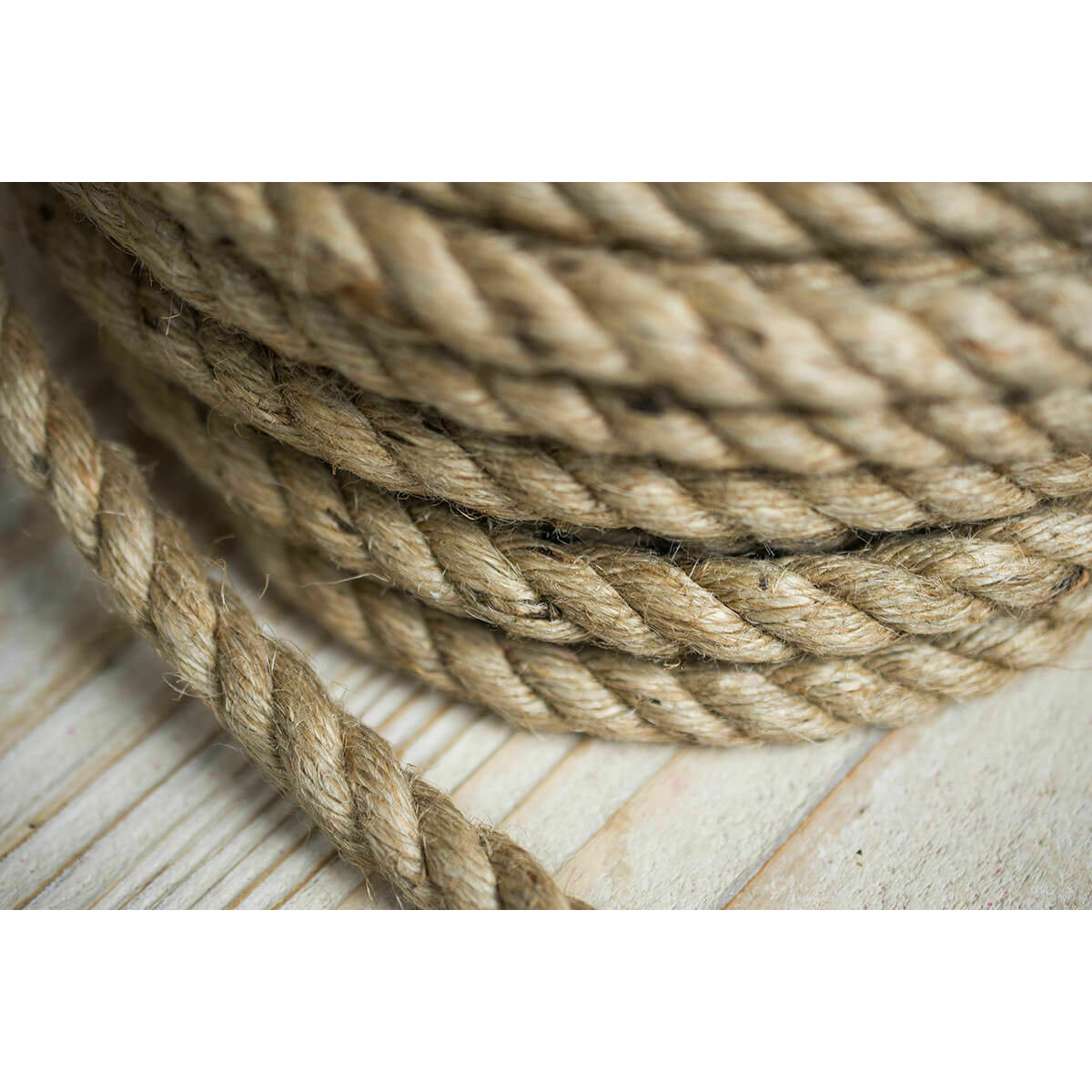 Jute Rope Natural Twisted Braided - Image 9
