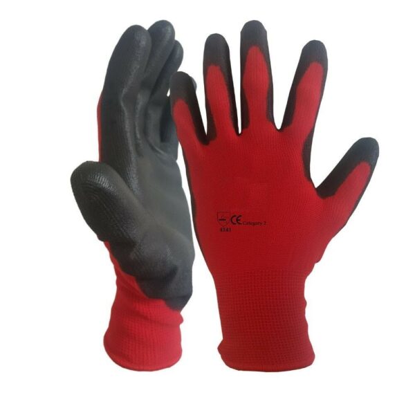 Nylon PU Coated Work Gloves