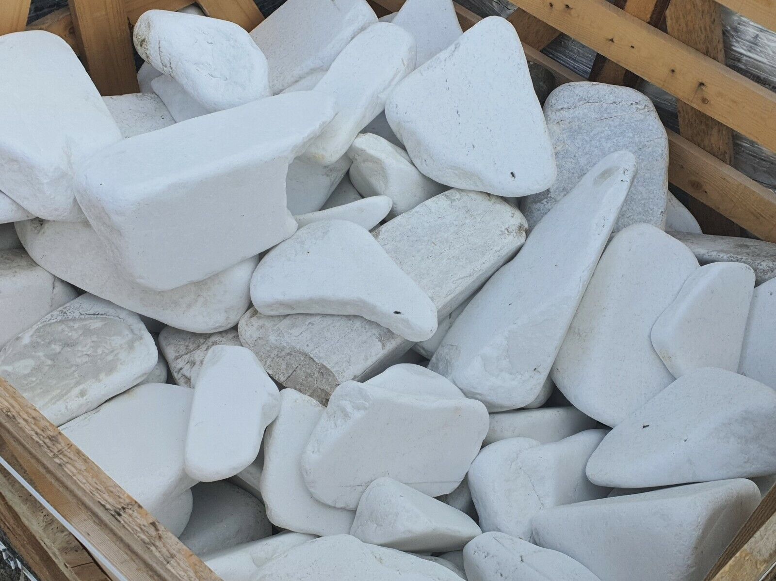 Decorative MARBLE EXTRA WHITE Stones / Pebbles Rock HOME & GARDEN *** AQUARIUM - Image 3