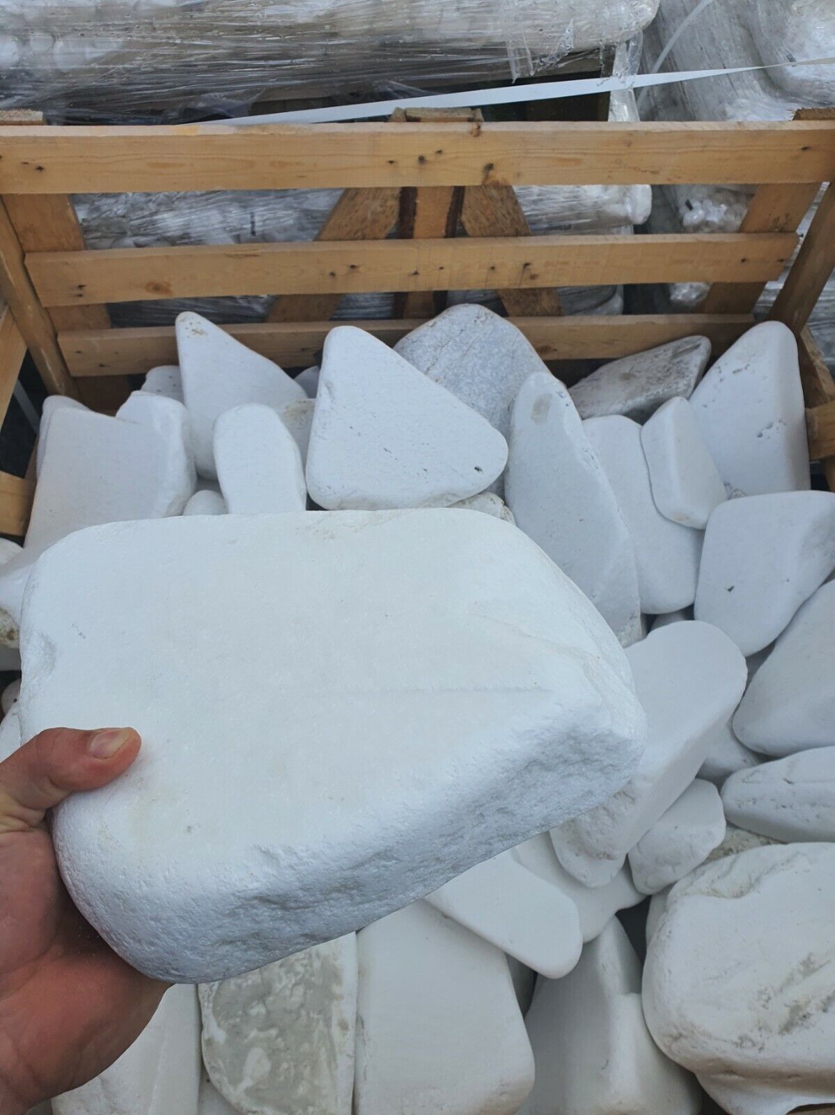 Decorative MARBLE EXTRA WHITE Stones / Pebbles Rock HOME & GARDEN *** AQUARIUM - Image 5