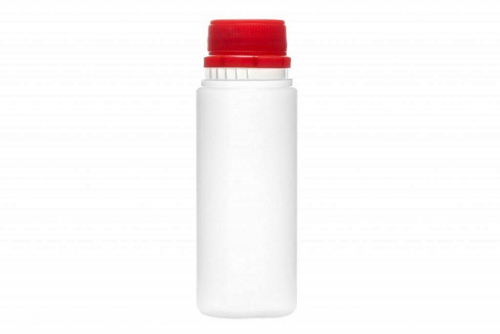 Plastic Bottles Natural HDPE with Screw Top Lid 100ml pack of 5 - Image 2