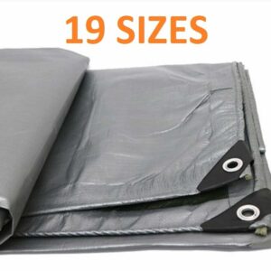 Tarpaulin Grey Multipurpose 140GSM Waterproof Cover