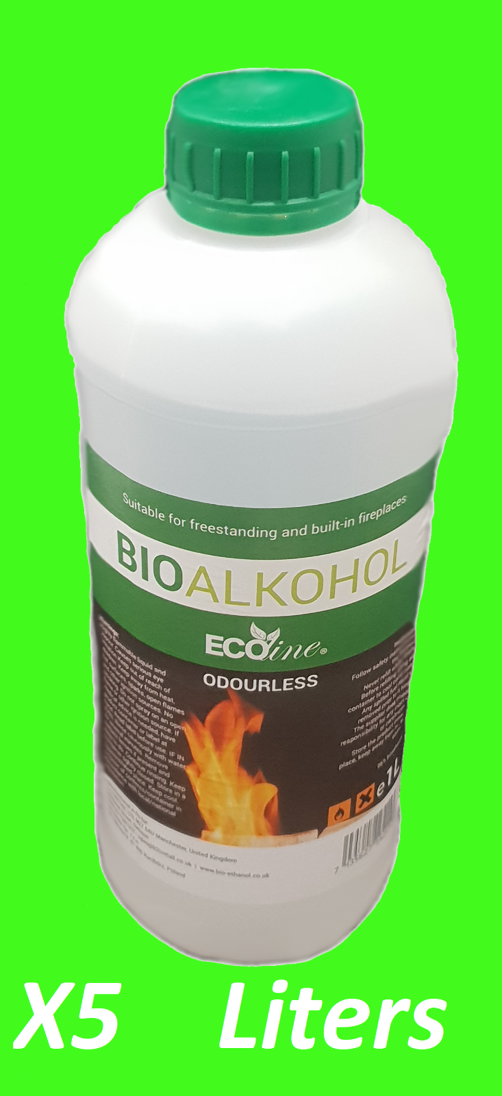 Bio ethanol Fuel EcoLine Clean Burn Bioethanol Premium Grade Quality Odourless - Image 9