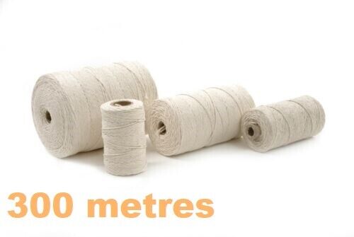 100% Cotton Twisted Cord Craft Macramé Artisan String Natural Beige 2mm - Image 14