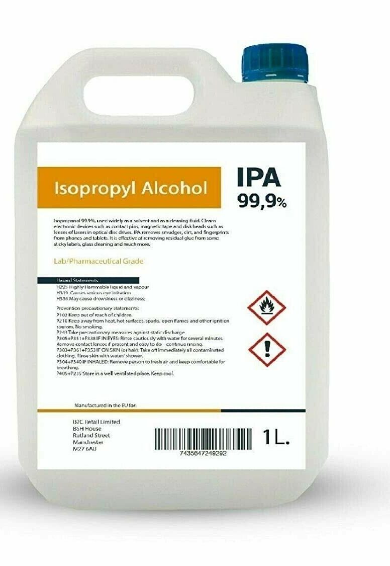 Isopropyl Alcohol IPA 99.9% 1L