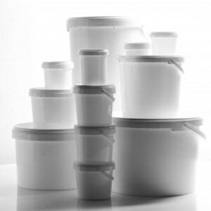 Plastic Buckets Tubs with Lids