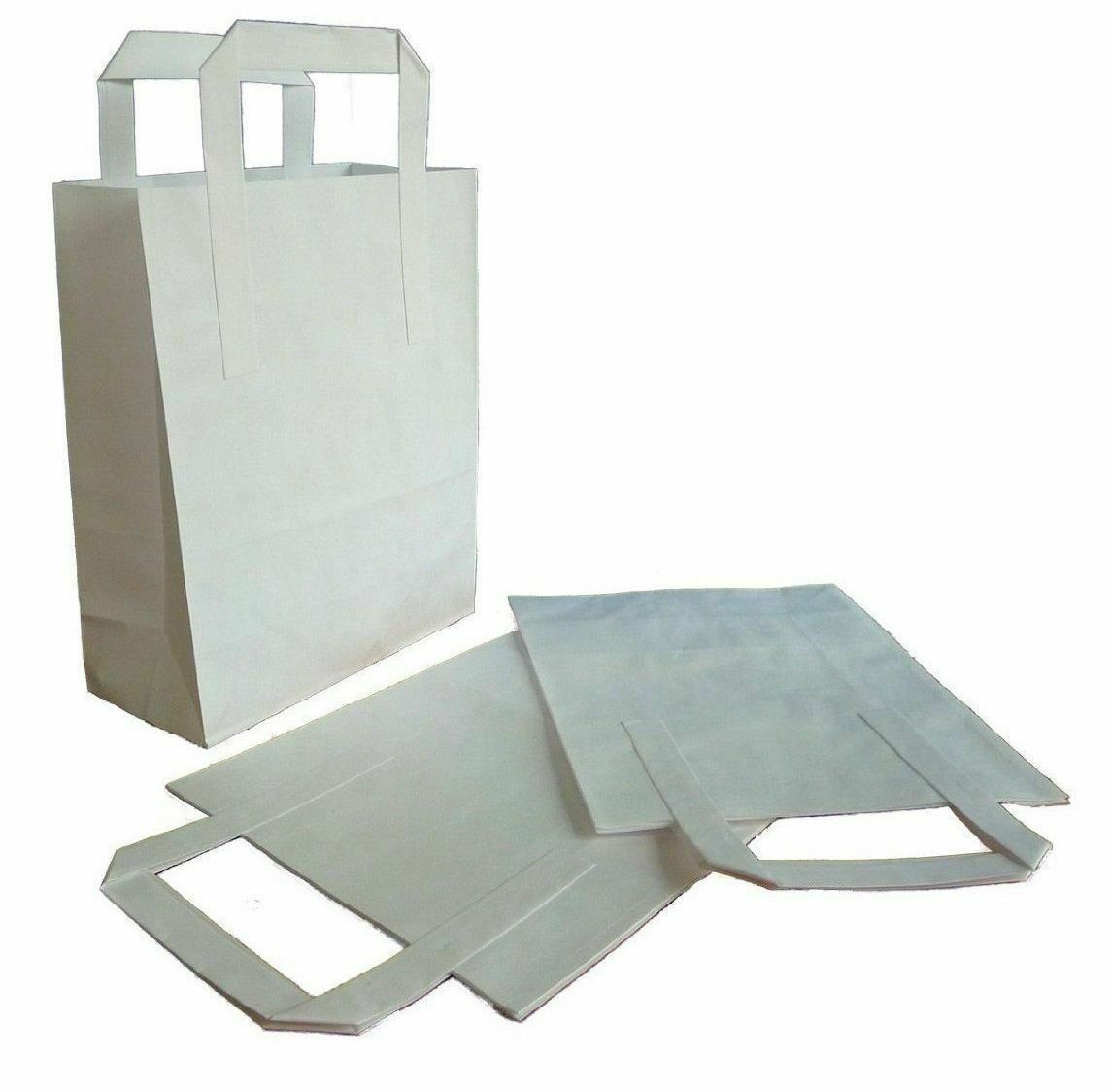 Kraft Paper SOS Food Carrier Bags with Handles - Image 3