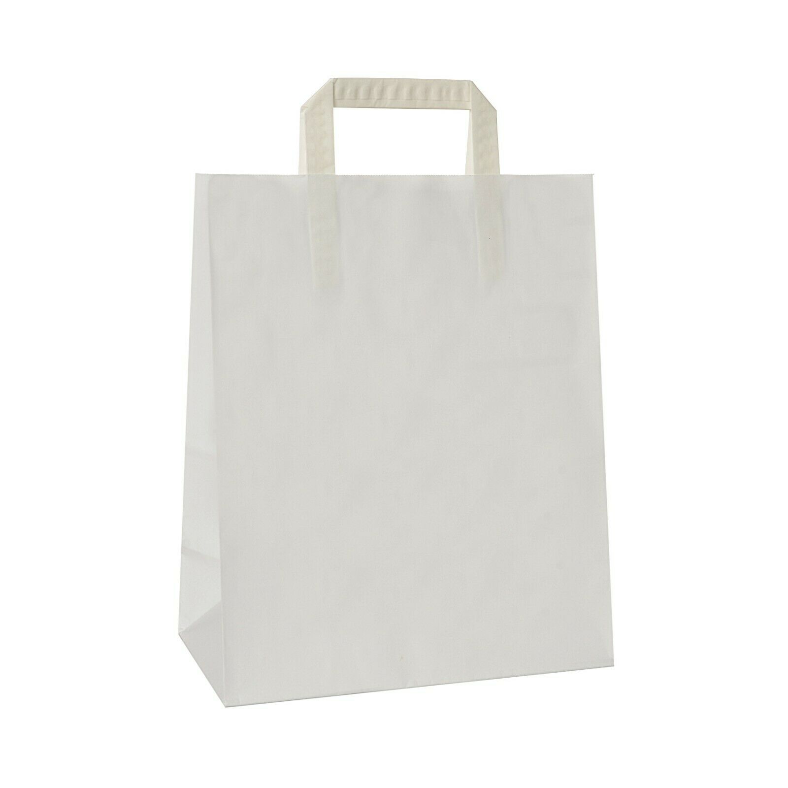 Kraft Paper SOS Food Carrier Bags with Handles - Image 5