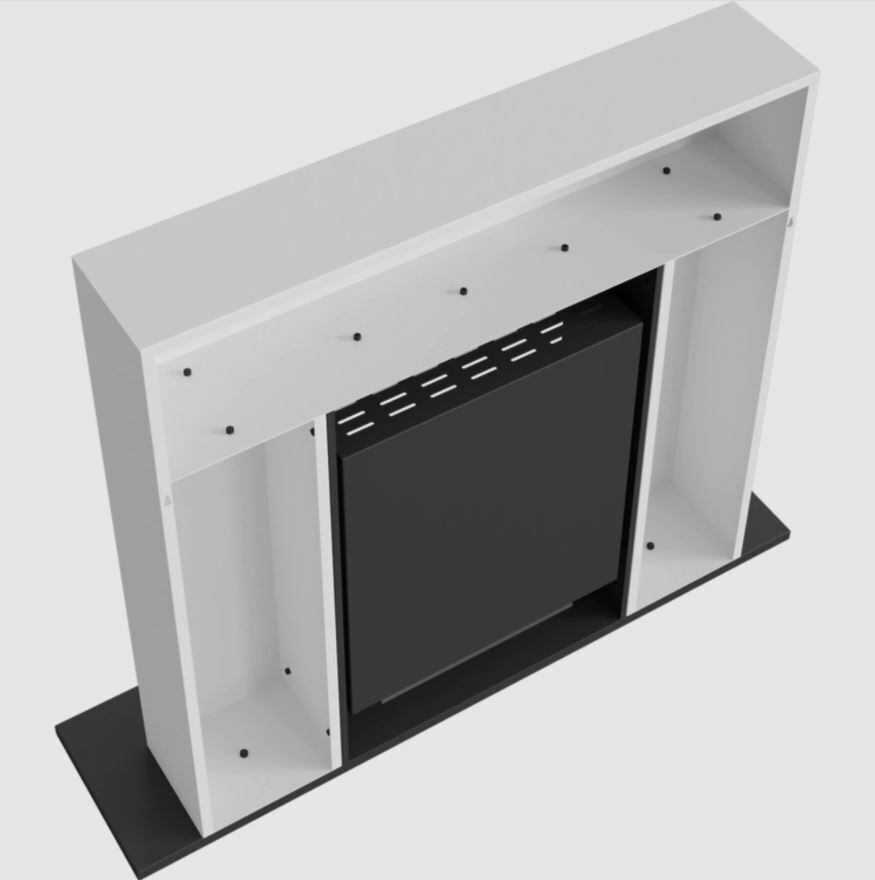 Bio Ethanol Fireplace Kratki Biofire B2C Professional Portal WHISKEY2 with glass - Image 6