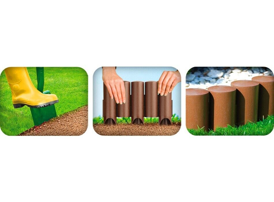 Palisade Edging Border Edge Cellfast Sturdy Frost Resistant Garden Multipacks UK - Image 4