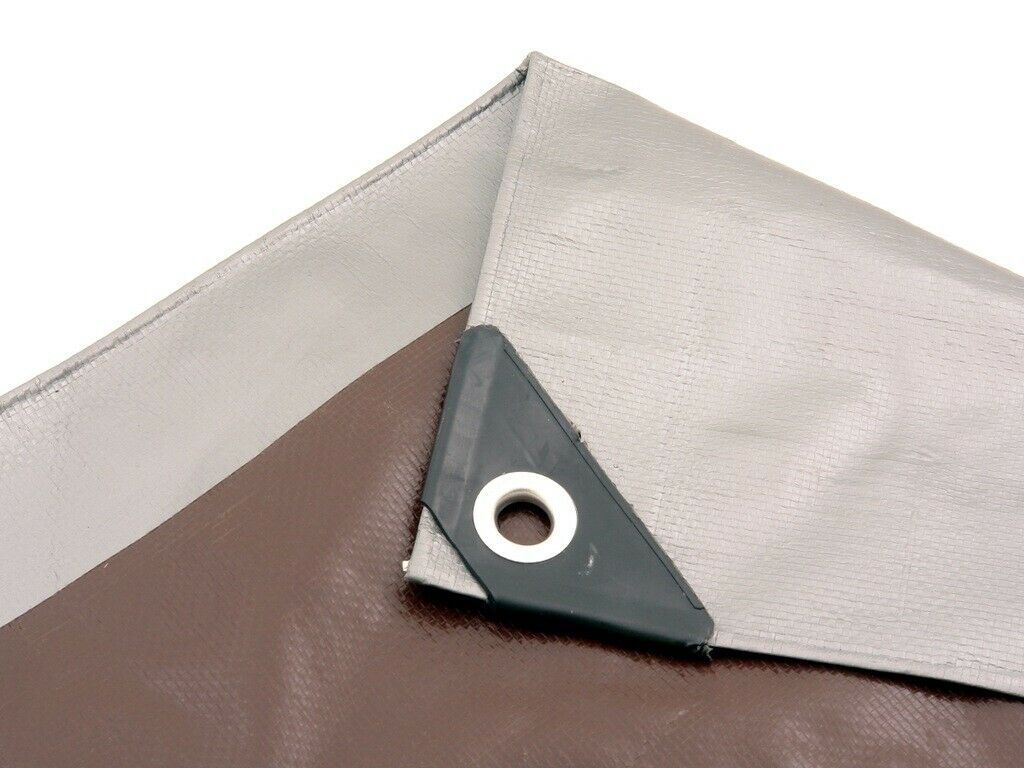 Tarpaulin Grey/Brown Multipurpose 210GSM Waterproof Cover - Image 6