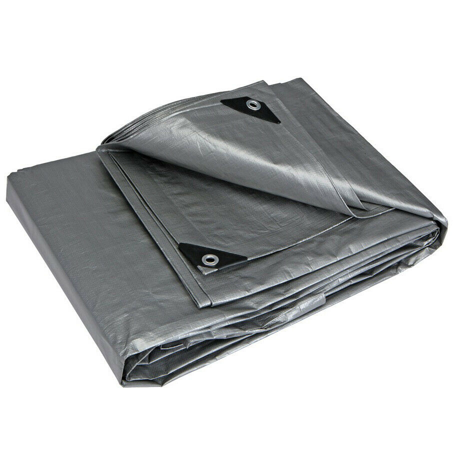 Tarpaulin Grey/Brown Multipurpose 210GSM Waterproof Cover - Image 7